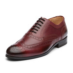 Nathan Oxford Leather Lined Shoes // Burgundy (UK: 7)