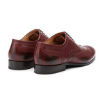 Nathan Oxford Leather Lined Shoes // Burgundy (UK: 7)