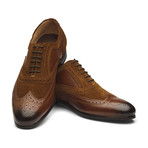 Timothy Oxford Leather Lined Shoes // Brown (UK: 9)