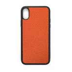 iPhone XS Leather Case (Camoflauge)