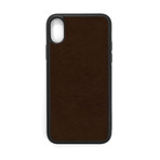 iPhone XS Leather Case (Camoflauge)