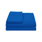 Microfiber Sheet Set // Blue (Twin)
