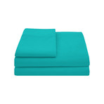 Microfiber Sheet Set // Turquoise (Twin)