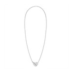 Vintage Bliss 18k White Gold Diamond Necklace // Chain: 16"