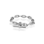 Vintage Hermes Silver D'Ancre Bracelet