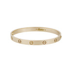 Vintage Cartier 18k Yellow Gold Love Bracelet // Bracelet: 16 cm