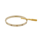 Vintage Cartier 18k Yellow Gold Love Bracelet // Bracelet: 16 cm