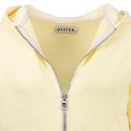 Oyster Holdings // Men's Malpensa Zip-Up Hoodie Sweatshirt // Yellow (XXS)
