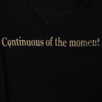 L.G.B. // Men's Continuous Of The Moment Wolf Short Sleeve T-Shirt // Black (XS)