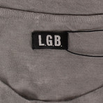 L.G.B. // Dye Short Sleeve T-Shirt // Gray (M)