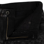 L.G.B. // Men's Big Hotpt Textured Jean Shorts // Black (27)