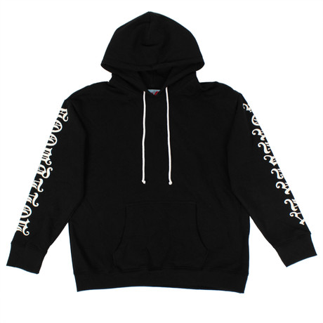 Adaptation // Hollywood Forever Hoodie // Black + White (XS)