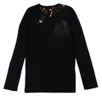 L.G.B. // Great Heart Ray Long Sleeve T-Shirt // Black (XS)