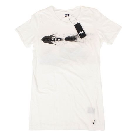 L.G.B. // Run On Short Sleeve T-Shirt // White (XS)