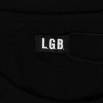 L.G.B. // Run On Long Sleeve T-Shirt // Black (XS)