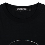 Adaptation // Amour Eterno Short Sleeve Vintage T-Shirt // Black + White (XS)