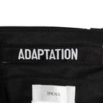 Adaptation // Tailored Side Stripe Cropped Trousers // Black (27)