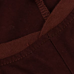 Oyster Holdings // BNC Long Sleeve Knit Shirt // Maroon (XS)