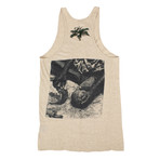 L.G.B. // Coconuts Sleeveless T-Shirt // Beige (XS)