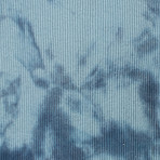 L.G.B. // Men's Ribbed Tie Dye Long Tank Top // Blue (XXS)