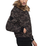 Antonio Bomber Jacket // Camouflage (L)