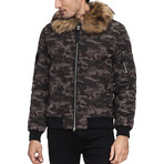 Antonio Bomber Jacket // Camouflage (L)