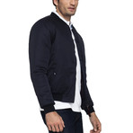 Santino Bomber Jacket // Navy (S)