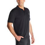 Solid Instant Cooling Polo + UPF 50+ Sun Protection // Cool Black (2X-Large)