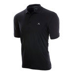 Solid Instant Cooling Polo + UPF 50+ Sun Protection // Cool Black (Small)