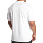 Solid Instant Cooling Polo + UPF 50+ Sun Protection // Arctic White (Medium)
