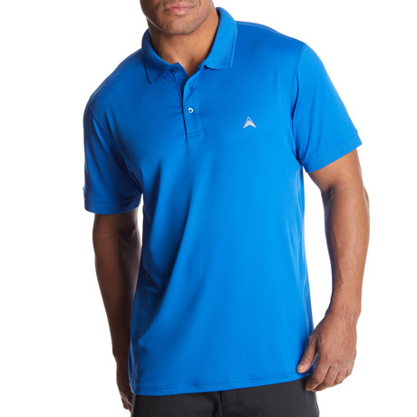 Solid Instant Cooling Polo + UPF 50+ Sun Protection // Polar Blue (Small)