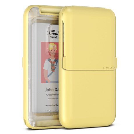 Damda Wallet // Folder Plain (Lemonade)