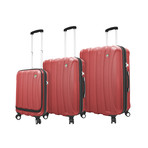 Tasca Fusion Hardside Spinner Luggage // 3 Piece Set (Red)