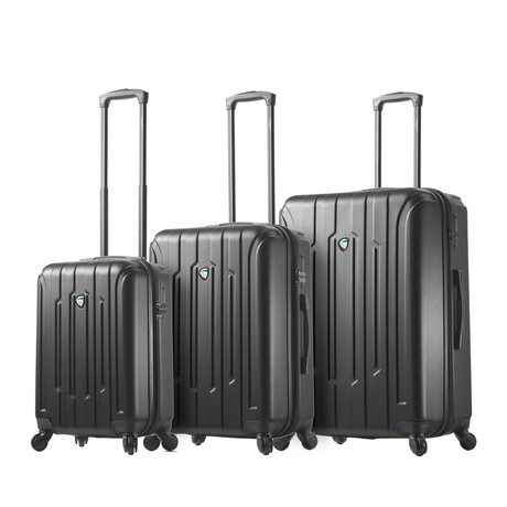 Crosetti Hardside Spinner Luggage // 3 Piece Set (Black)