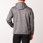 Fleece Lined Softshell Jacket // Grey Melange (S)