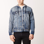 Denim Stretch Jacket // Blue (XL)