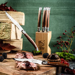 6-Piece Premium Line Steak Knife Set // 1.8 mm Wood