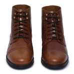 Toecap Lace Up Boots // Brown (US: 11)
