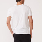 Cotton Modal V-Neck Tee // White (M)