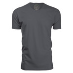 Organic Cotton Semi-Fitted Crew Neck T-Shirt // Heavy Metal (M)