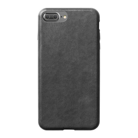 Full Wrap Case // iPhone 7/8 Plus // Slate Gray Leather