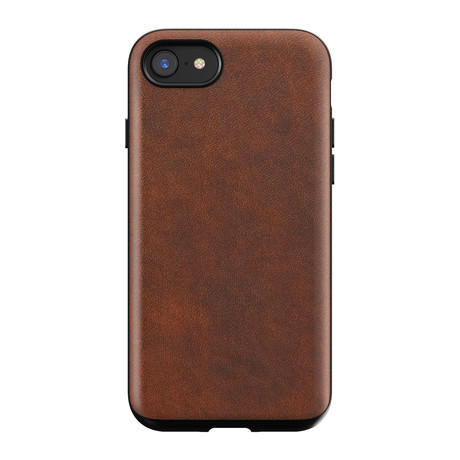 Rugged Case // Rustic Brown Leather (iPhone 7/8)