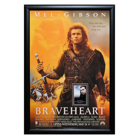 Signed + Framed Poster // Braveheart