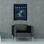 Signed + Framed Artist Series // Gravity // Sandra Bullock