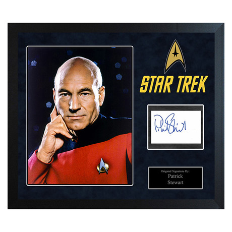 Signed + Framed Signature Collage // Star Trek