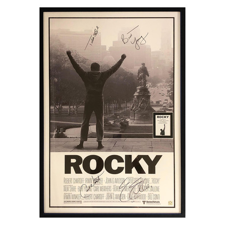 Signed + Framed Poster // Rocky