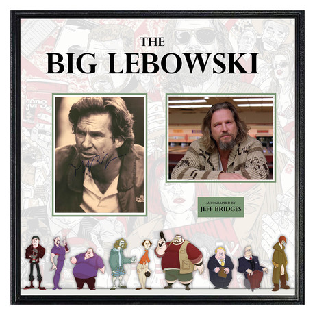 Signed + Framed Collage // The Big Lebowski // Jeff Bridges