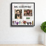 Signed + Framed Collage // The Big Lebowski // Jeff Bridges