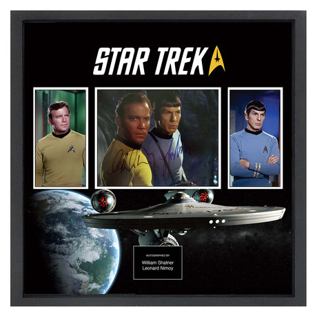 Signed + Framed Collage // Star Trek