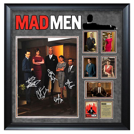 Signed + Framed Collage // Mad Men